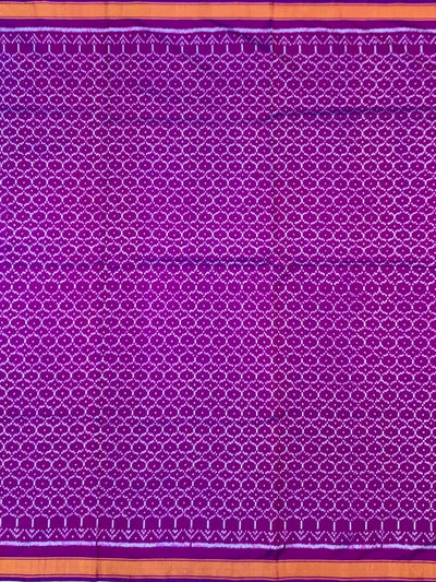 Radiant Amethyst Purple Rajkot Patola Silk Saree