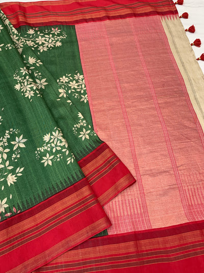 Tussore Saree