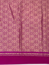 Chanderi Silk Bandhani Saree Purple In Colour