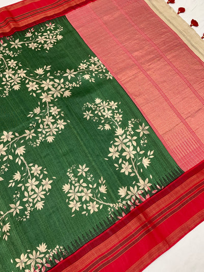 Tussore Saree