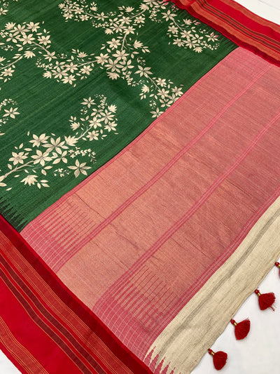 Tussore Saree