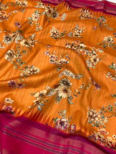 Tussore Saree