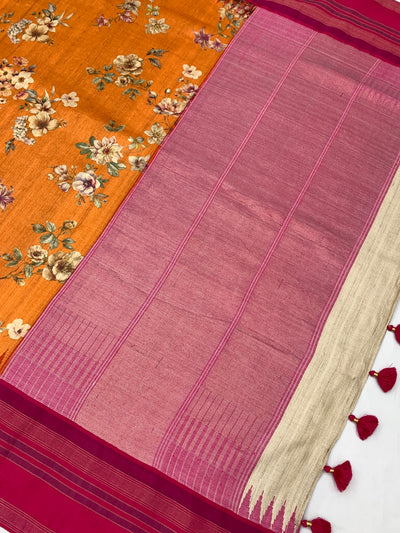 Tussore Saree