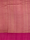 Vibrant Abstract Tussore Georgette Saree with Traditional Zari Border