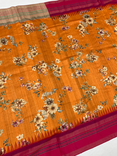 Tussore Saree