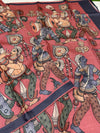 Printed Tussore Kalamkari Saree