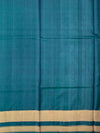 Exquisite Mint & Deep Green Striped Rajkot Patola Silk Saree