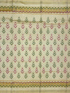 Contemporary Cream & Magenta Rajkot Patola Silk Saree