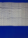 Elegant Magenta and Royal Blue Tussore Georgette Saree