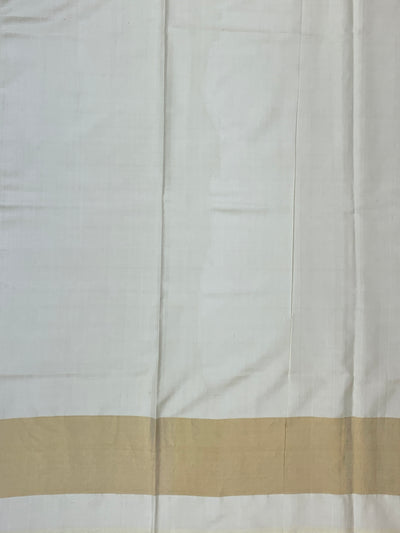 Pastel Peach & Off-White Rajkot Patola Silk Saree with Traditional Motifs