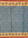 Sky Blue & Mustard Yellow Rajkot Patola Silk Saree