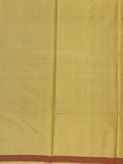 Sky Blue & Mustard Yellow Rajkot Patola Silk Saree