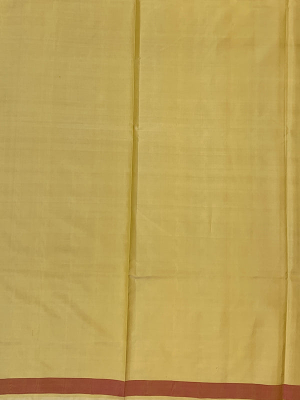 Sky Blue & Mustard Yellow Rajkot Patola Silk Saree