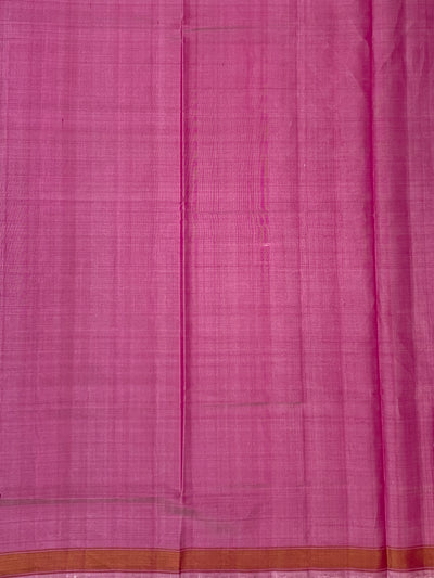 Ivory Cream & Magenta Rajkot Patola Silk Saree