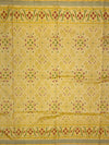 Soft Butter Yellow & Crimson Rajkot Patola Silk Saree