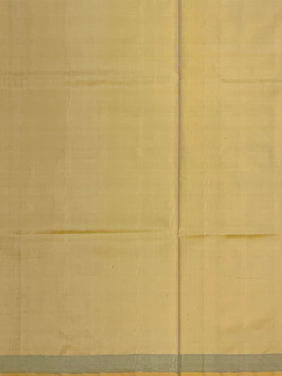 Soft Butter Yellow & Crimson Rajkot Patola Silk Saree