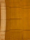 Mustard Yellow Tussore Georgette Saree